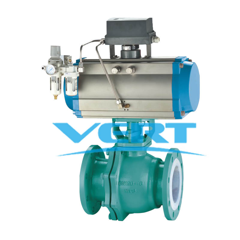 V型襯氟調(diào)節球閥